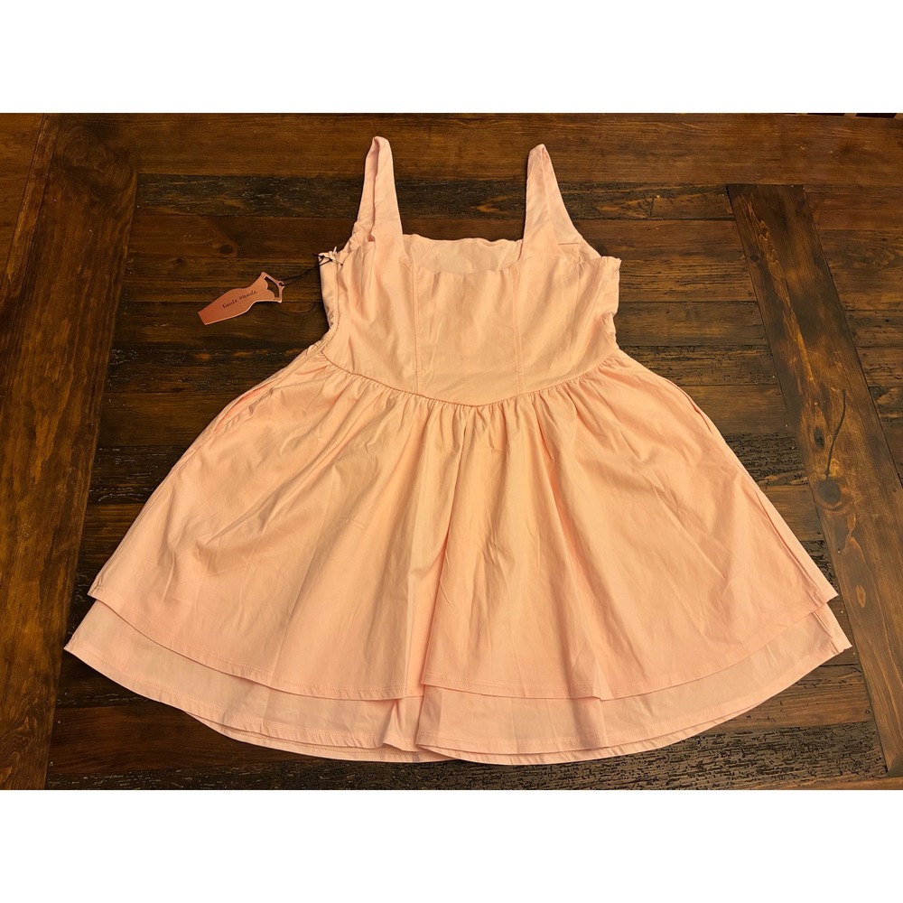 Haute Monde Pink A Line Mini Dress Sleeveless Party Pastel Feminine Barbie XL